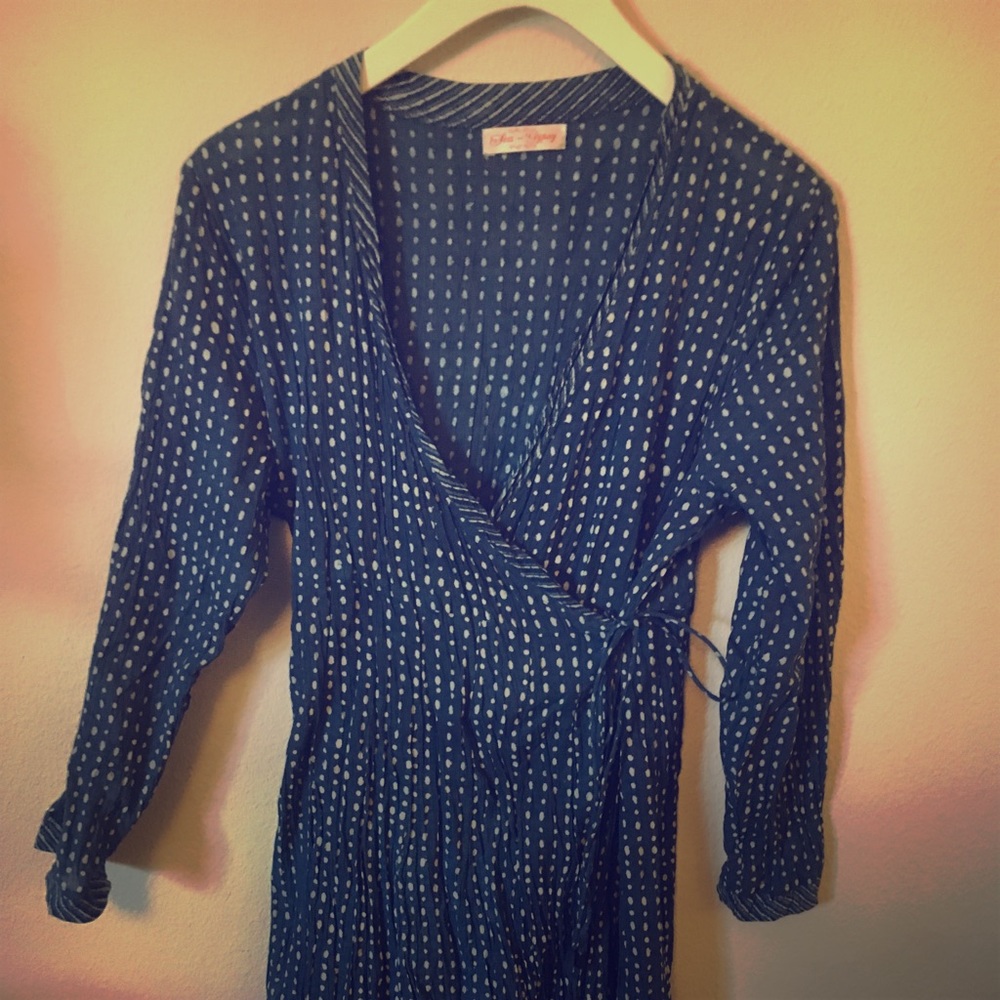 Sea Gypsy Wrap Maxi Dress Small-Large